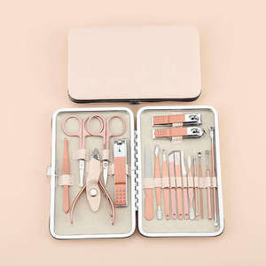 Ensemble de manucure et pédicure multifonction portable de luxe en acier inoxydable, 18 pièces, par ANAAIF ENTERPRISES - Product Image 2