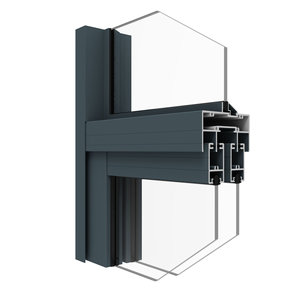 Système de portes coulissantes et battantes XF55 6063 T5, design hybride gain de place, profilés en aluminium de haute qualité, conçu pour les villas modernes - Product Image 1