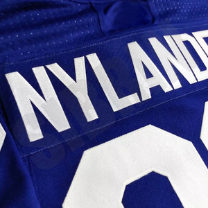 Maillot de hockey sur glace personnalisé Sibrin Premium des Toronto Leafs |   100% polyester, nom et numéro d'équipe personnalisés, toutes tailles |   Maillots de hockey du Canada - Product Image 6