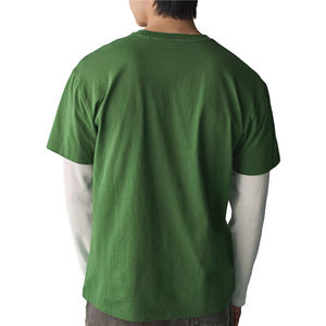 Camisetas Personalizadas Profesionales de Algodón con Serigrafía Térmica de Manga Larga Doble, Camisetas Cortas para Hombre - Product Image 5