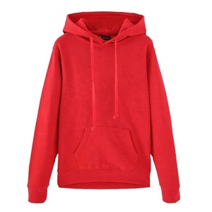 Sudadera con Capucha para Mujer 2024, Informal, de Color Sólido, Gruesa, 100% Algodón Felpa, Mangas Regulares, Invierno, Impresión Personalizada - Product Image 3