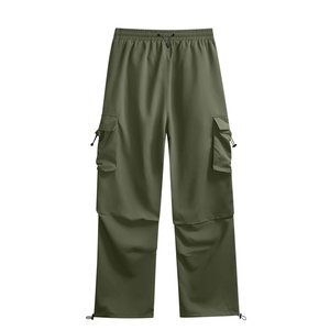 <b>Men's</b> Outdoor Cargo Pants Quick Dry Lightweight Multi Pocket Hiking <b>Trousers</b> <b>Elastic</b> <b>Waist</b> Adjustable Hem Casual Tactical Pants - Product Image 1