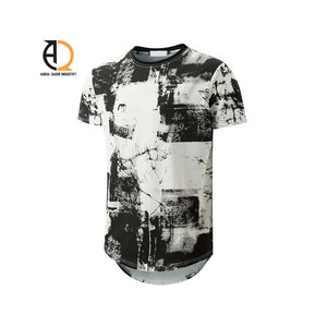 เสื้อยืดฮิปฮอปพิมพ์ลายผ้าฝ้าย 100% ไซส์ใหญ่สำหรับผู้ชาย ราคาส่ง - Product Image 3