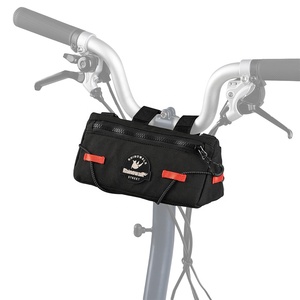 Bolsa de Manillar para Bicicleta Urbana Rhinowalk <span class=keywords><strong>COSMOPOLIS</strong></span> Compact de 0.9L, Almacenamiento Delantero de Nailon Resistente para Ciclismo y Desplazamientos - Product Image 1