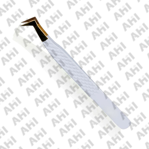 Pinzas Profesionales de Acero Inoxidable para Pestañas, Punta Serrada, para Extensión de Pestañas, Longitud 125-150 mm, Clásicas y Perfectas - Product Image 4