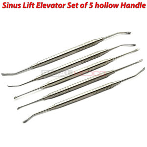 Sinus Lift Elevators Hollow Handle Set of 5 Professional Dental Sinus Lift Elevators Periosteal Sinus Surgical Medic Instruments - Product Image 6