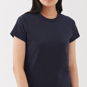 Camiseta Básica de Verano para Mujer, Diseño Personalizado al por Mayor, Algodón Orgánico Súper Suave, 200 GSM - Product Image 4