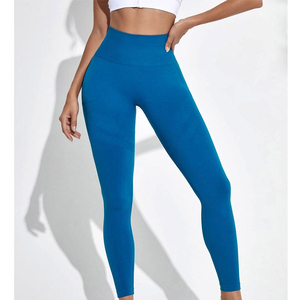 Top trending Anti pilling <b>Workout</b> <b>Leggings</b> Customizable Yoga Seamless High Waist Design Solid Cheap Factory Price for Summer - Product Image 1