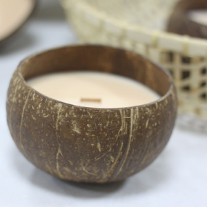 Bol en bois sculpté à la main, moderne, parfumé à la cire naturelle, fabriqué au Vietnam, pour la décoration de fête, de la maison et les cadeaux - Product Image 1