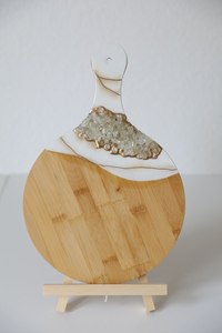 เขียงไม้สำหรับครัว เขียงไม้เนื้อแข็ง ทนทาน ใช้สำหรับเตรียมอาหาร หั่นผัก หั่นเนื้อ - Product Image 5