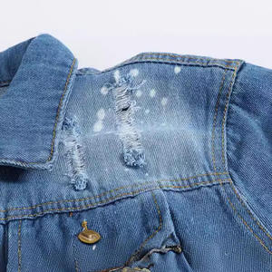 Men's Slim Fit <b>Vintage</b> Streetwear Denim <b>Jacket</b> Button Coat Motorcycle Washed Featuring Stand Hip Hop Style Pockets - Product Image 4