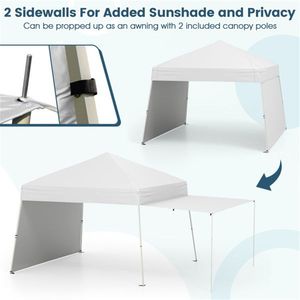 14 X 9.2 FT White Pop-up <b>Canopy</b> <b>Tent</b> - Product Image 4
