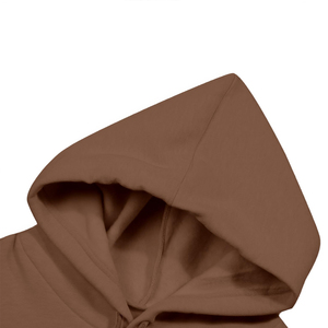 Hoodies courts respirants à épaules tombantes pour femmes, vente en gros, qualité supérieure, logo personnalisé, hoodies courts à la mode pour femmes - Product Image 3
