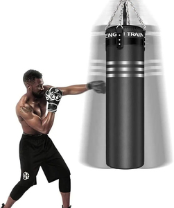 Sac de frappe en cuir PU robuste et écologique de 2 kg pour l'entraînement de kickboxing et de MMA - Product Image 5