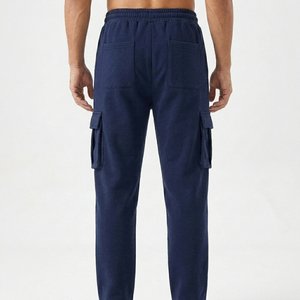 Custom Mens Cargo Sweatpants Premium Fleece Joggers Streetwear Track <b>Pants</b> Comfort Casual Trousers Manufacturer Bulk Export - Product Image 4