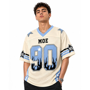 Maillot de football américain unisexe personnalisé par sublimation, style athlétique, respirant, vintage, fournisseur en gros, haut de sport OEM - Product Image 1