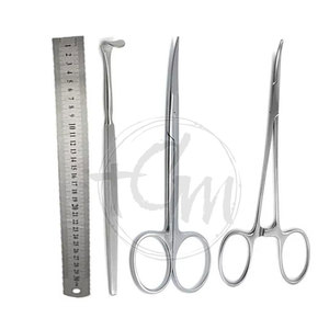 Instruments de chirurgie plastique de précision, ensemble d'outils chirurgicaux pour interventions médicales esthétiques, équipement de qualité hospitalière en acier inoxydable - Product Image 5