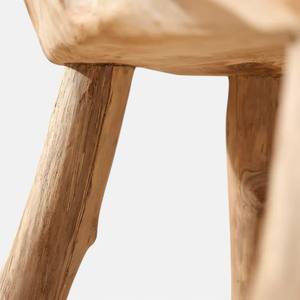 Banco de Raíz de Teca Sólida con Certificación FLEGT, Tallado a Mano con Borde Natural, Muebles de Jardín para Resorts de Lujo y Ecológicos - Product Image 6