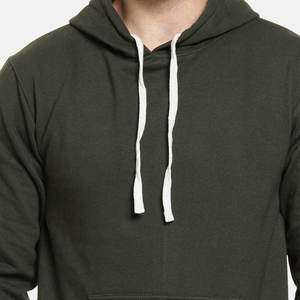 Wholesale Men's Heavyweight Cotton Oversized Drop Shoulder Hoodie Plain Streetwear with Custom Logo Winter Hooded Sweatshirt - Product Image 2