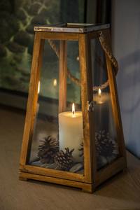 Farol colgante de madera con mango de cuerda para decoración del hogar, Fabricación en la India, compra a la venta - Product Image 6