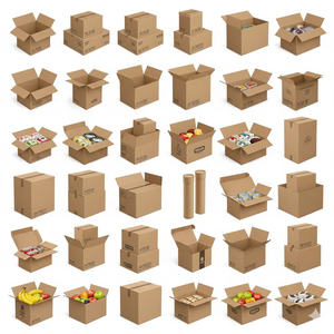 Boîte d'expédition en carton ondulé robuste, écologique, recyclable, à haute résistance, avec fermeture magnétique, poignée personnalisable, jetable - Product Image 5