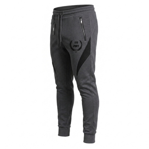 Pantalon de survêtement décontracté pour homme, tissu en coton léger, construction respirante, taille élastique, coupe décontractée, poches fonctionnelles, confortable - Product Image 5