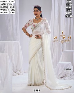 Sari de créateur Aabha - Product Image 5