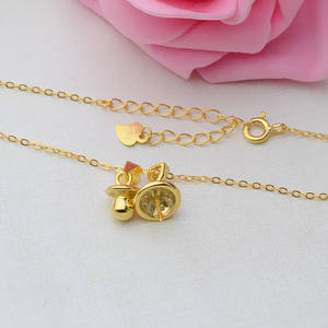 Collier tendance pour femme en argent S925 avec 10-15 perles, support en cire d'abeille et jade, accessoire DIY, pendentif 471, ensemble de colliers fins - Product Image 4