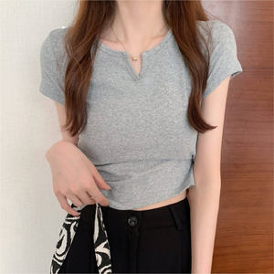 Shorts de Alta Calidad al por Mayor para Mujer, Diseño Veraniego, Camiseta de Manga Corta para Mujer, Ropa Nueva 2024 - Product Image 4