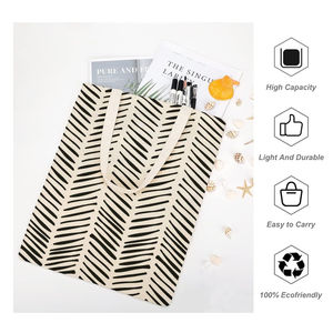 Bolsas de Compras Personalizadas de Lona de Algodón Suave con Impresión de Logotipo en Color Natural, Bolsas de Lona de Algodón Lisas - Product Image 6