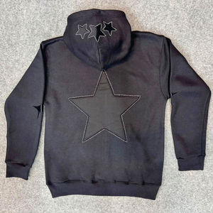 Sudaderas con Capucha de la Mejor Calidad, Talla Grande, Transpirables, con Cierre, para Hombre, Mezcla de Algodón, Estilo Urbano, Color Sólido, Diseño Personalizado - Product Image 6