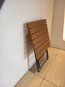 Conjunto de Jardín Plegable de Hierro, Diseño Minimalista, 2 Sillas y 1 Mesa, Muebles de Exterior Resistentes a la Intemperie, para Apartamentos, de Fábrica - Product Image 5