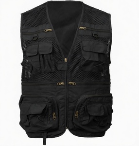 เสื้อกั๊กสำหรับล่าสัตว์สีดำ - Product Image 1