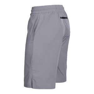 Men's Solid Color Sport <b>Shorts</b> With Side Pockets <b>Quick</b> <b>Dry</b> Breathable Elastic Waist Mid Length Knitted Fabric Workout Running - Product Image 5