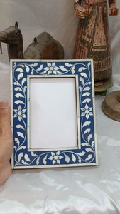 New Design Resin <b>Frame</b> <b>Photo</b> Stand with Golden & <b>Black</b> Mop Inlay Customized Color - Product Image 2