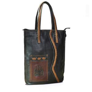 Bolso de mano grande de diseñador de marca de lujo de cuero, bolso de mano para mujer, bolso de hombro por encima del hombro, bolso de mano para mujer, 2017 - Product Image 1