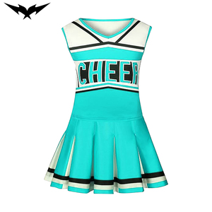 Uniformes de Animadoras Populares Bigetron Sports, Personalizados, Duraderos, sin Mangas, Impresos por Transferencia de Calor, Spandex/Poliéster 380g, sin Costuras - Product Image 1