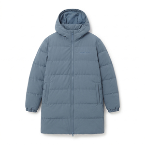 Wholesale <b>Women's</b> Hooded Long Puffer <b>Coat</b> <b>Lightweight</b> Warm Winter Jacket Mid Length Quilted Padded Overcoat Outdoor Fashion Wear - Product Image 4