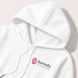 Sudadera con Capucha para Mujer Somofy Enterprises, 100% Algodón, Tejido de Punto, Logotipo Bordado con Impresión por Transferencia de Calor, Corte Regular - Product Image 5