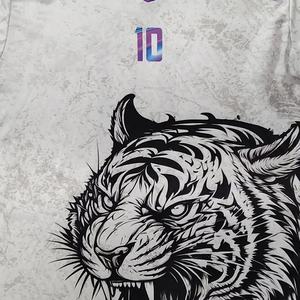 Meilleures ventes : Rashguard MMA unisexe à manches longues, coupe ajustée, col en V, imprimé dragon, anti-humidité, pour sports de plein air - Product Image 3