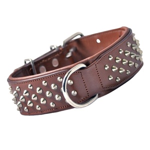 Collar de perro de cuero de la mejor calidad, decoración de tachuelas con punta acolchada suave, personalizado, todos Los tamaños disponibles, proveedor superior, fabricante - Product Image 4