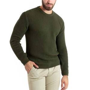 New Fashion Casual Long Sleeve Jacquard Knitted Oversized Pullover Unisex Sweater Knit Men's Winter High Quality OEM Service - Product Image 2