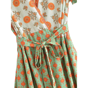 Vestido Mini Estampado para Mujer, Vestido Casual de Verano con Corte en A - Product Image 5