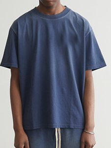 T-shirt Ringer Homme 2025 Style Urbain Rétro Délavé au Soleil, Effet Acide, Personnalisé Vintage, 100% Coton Tricoté Léger avec Lettres - Product Image 6