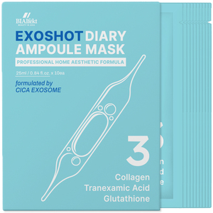 Masque en feuille coréen CICA Glutathion Acide Tranexamique Collagène Ampoule Éclaircissant Anti-âge OEM 25ml - Product Image 6