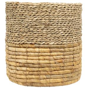 Juego de 3 cestas redondas de almacenamiento tejidas en tonos canela y marrón, cestas de almacenamiento hechas a mano, venta al por mayor, ecológicas, hechas en Vietnam. - Product Image 3