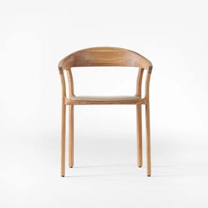 Silla de Comedor Ergonómica, Duradera y Ecológica de Madera Maciza, Estilo Moderno Minimalista, con Cojín Tapizado para Uso en Hostelería - Product Image 3