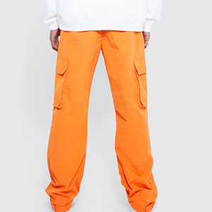 Pantalones Cargo para Hombre, Cintura Elástica con Cordón, Múltiples Bolsillos, Estilo Workwear, Ropa Casual, Transpirables, Ahora Disponibles para la Venta - Product Image 6