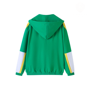 เสื้อแจ็คเก็ตมีฮู้ดลายสก็อตแบบซิปครึ่งตัวทรงโอเวอร์ไซส์สำหรับผู้ชายรุ่นใหม่ปี 2026 NS University  แบบสั่งทำพิเศษสำหรับแฟนฟุตบอล  ขายส่งจำนวนมาก - Product Image 2