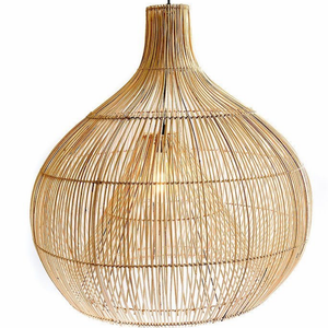 Handmade Natural <b>Rattan</b> Lampshade Manufacturer Eco Friendly <b>Ceiling</b> Lamp <b>Shade</b> Gift Ready Sustainable from Vietnam - Product Image 3